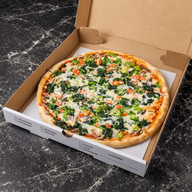 Vegetable Special Pizza.
