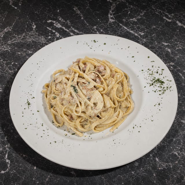 Angel Hair Carbonara.