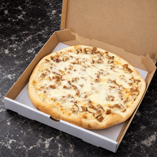 Chicken, Bacon & Ranch Pizza.