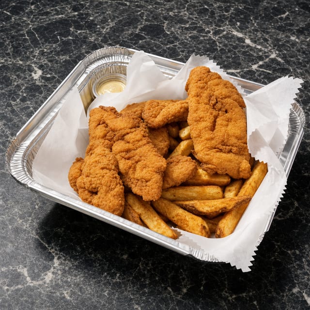 Chicken Fingers & Fries.