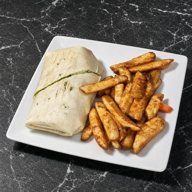 Roasted Vegetables Wrap.