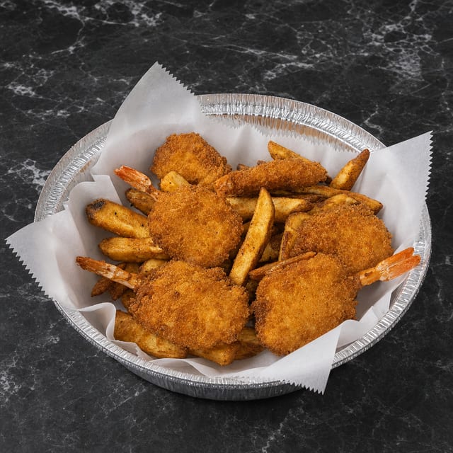 Shrimp in a Basket.