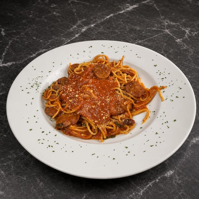 Pasta with Sausage.