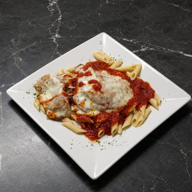Veal Parmigiana.