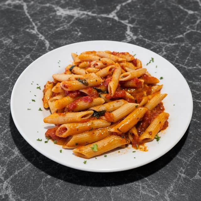 Pasta with Marinara Sauce.