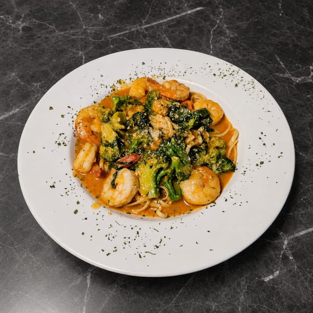 Shrimp Marinara Sauce.