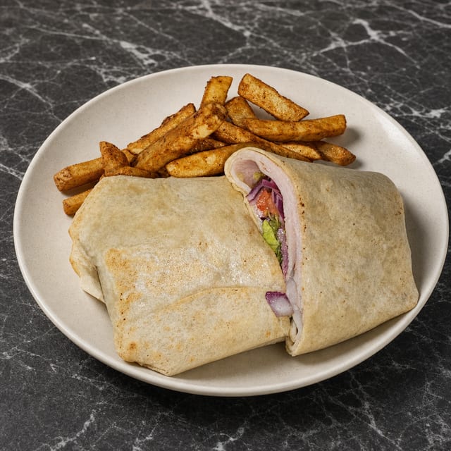 Grilled Turkey Wrap.
