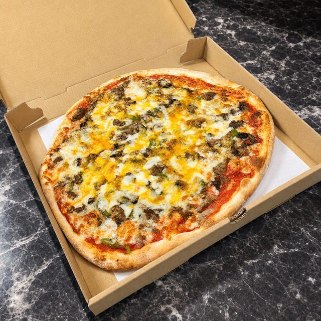 Cheesesteak Pizza.